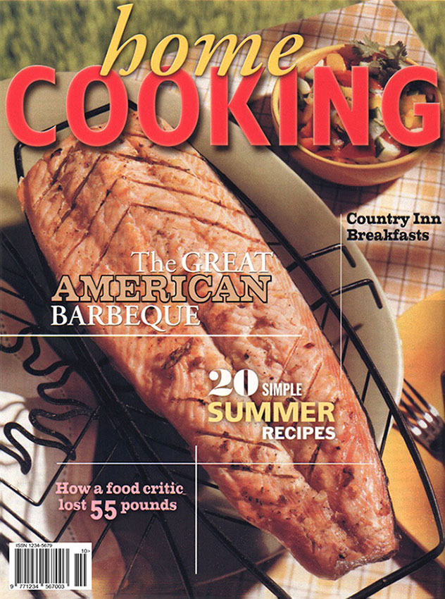 Home cooking magazine cover
